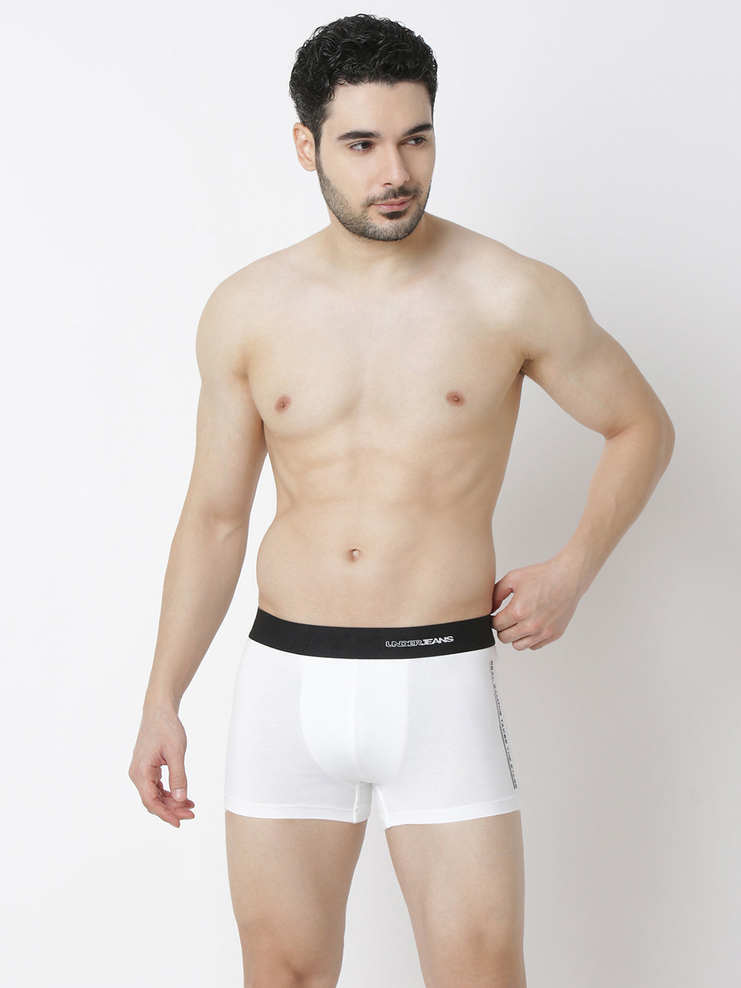 Underjeans By Spykar Men White Trunk