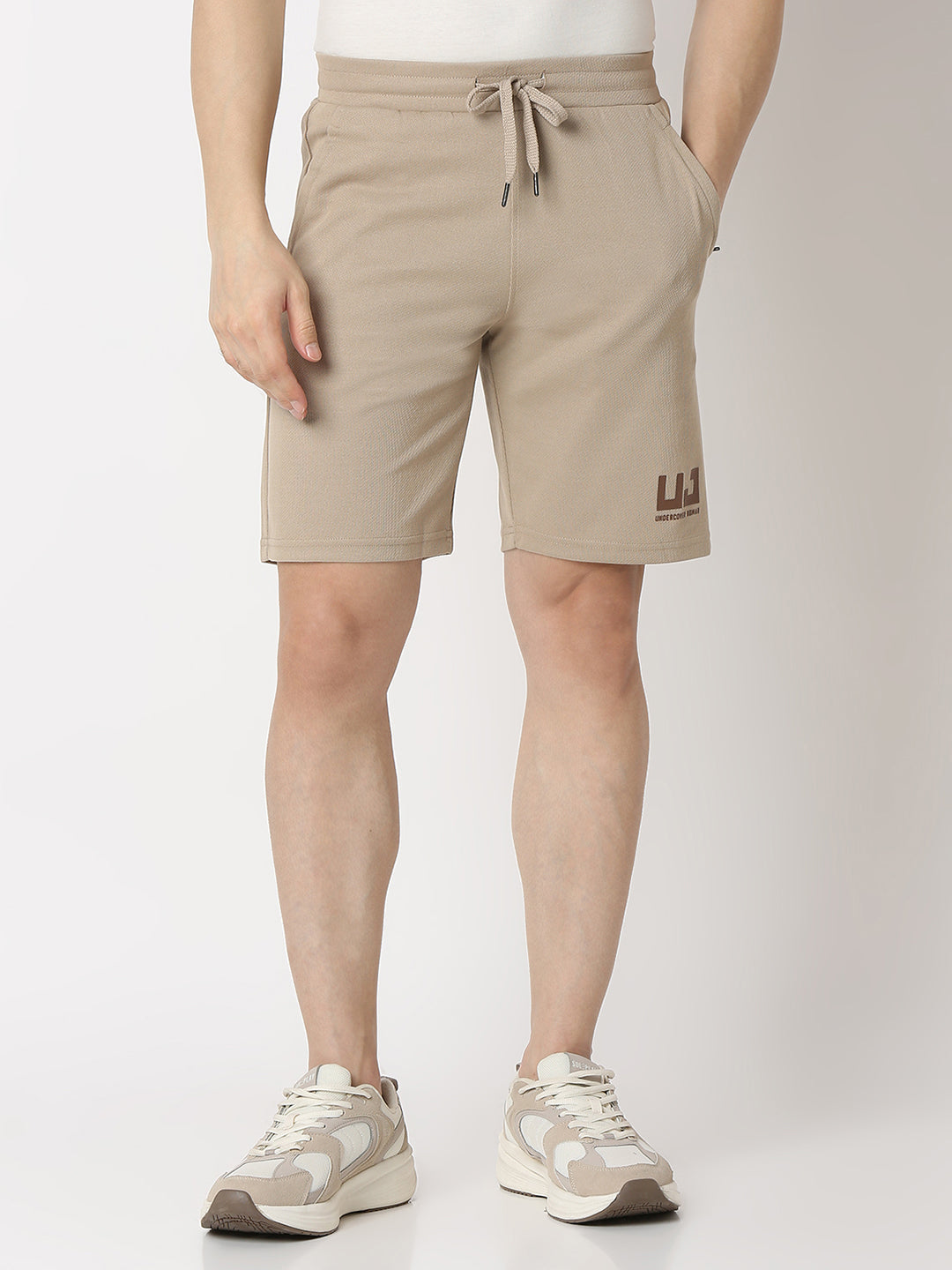 Underjeans By Spykar Men Mid-Rise Lounge Short
