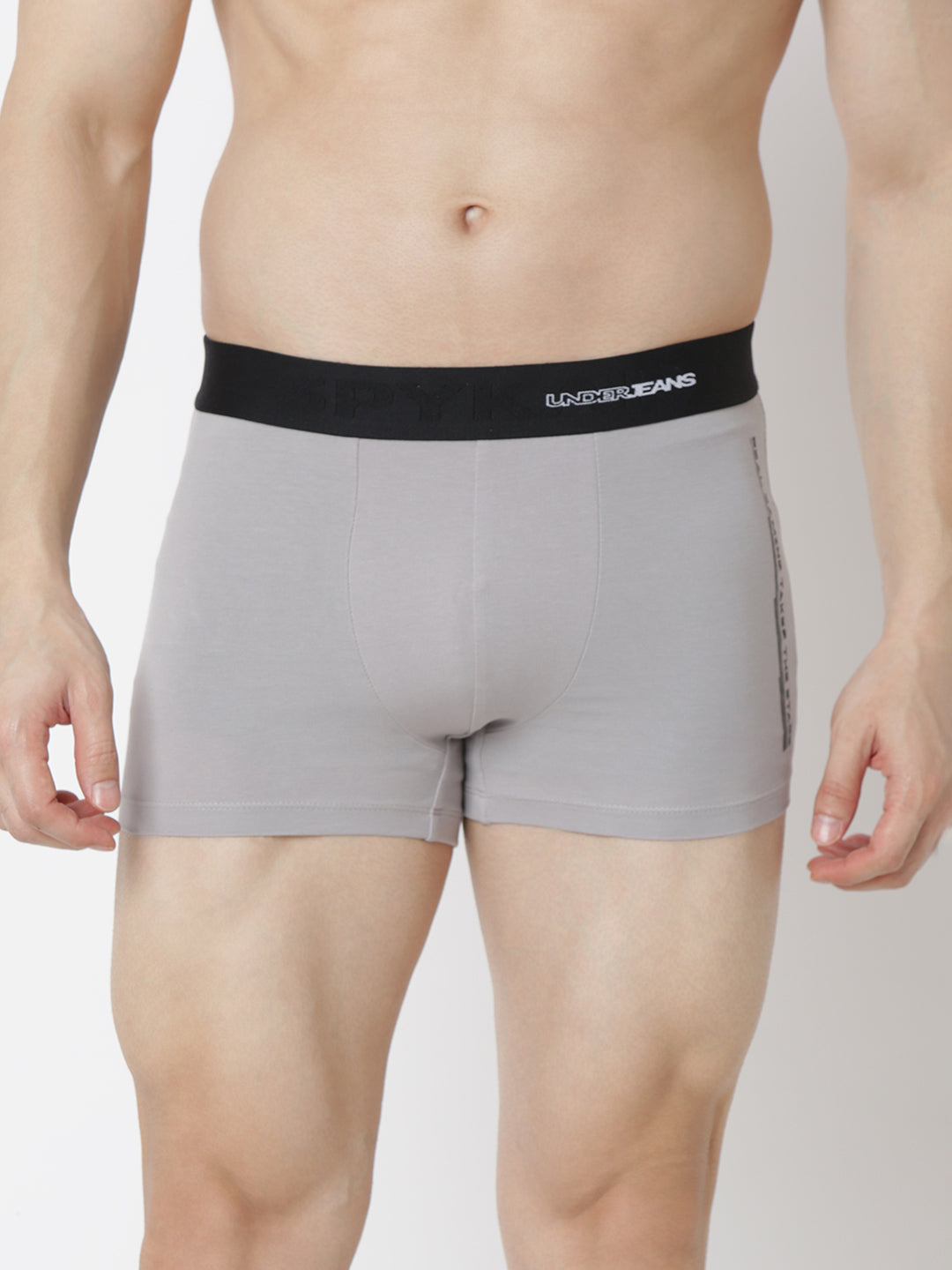 Underjeans By Spykar Men Grey Trunk