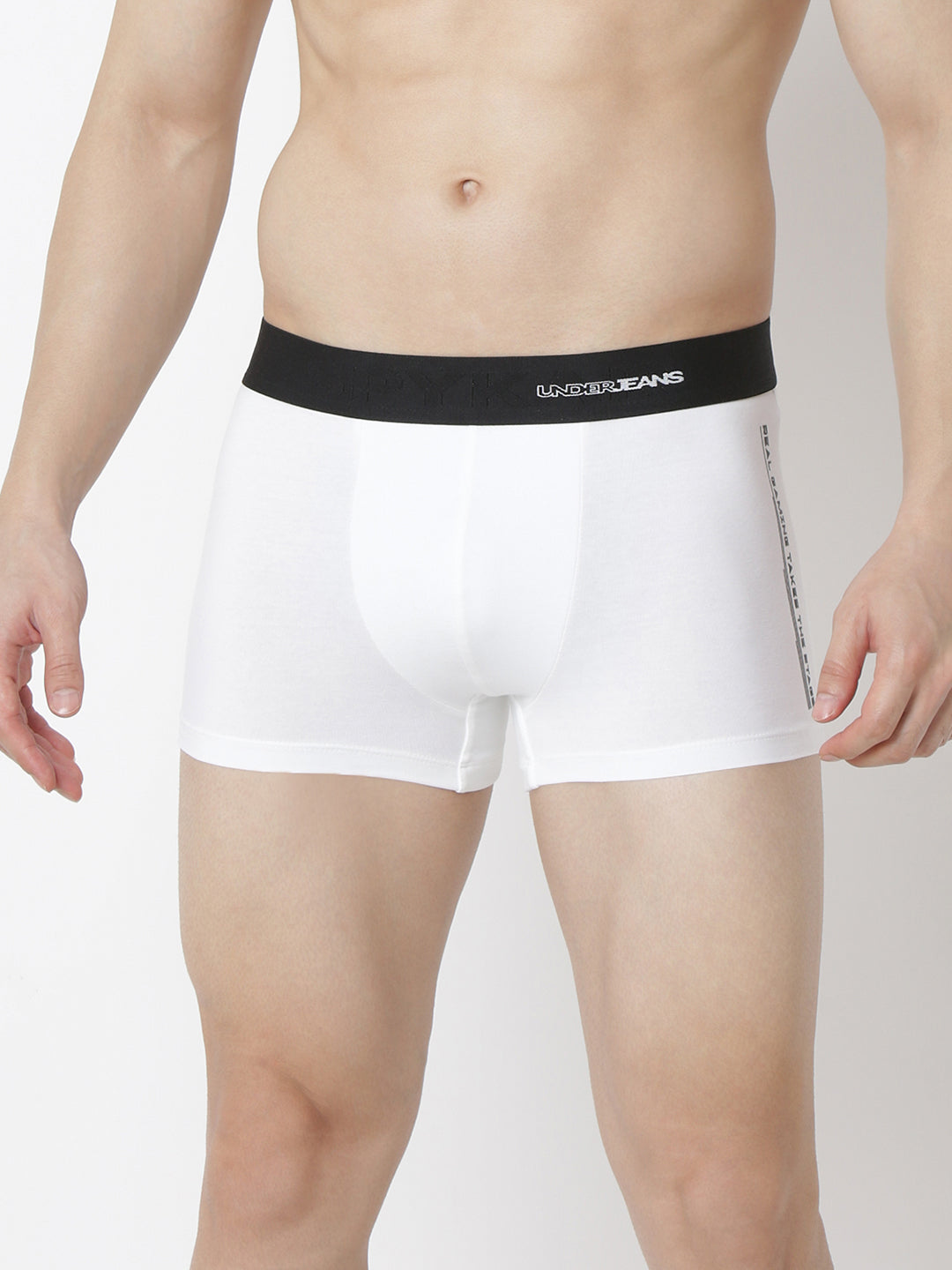 Underjeans By Spykar Men White Trunk
