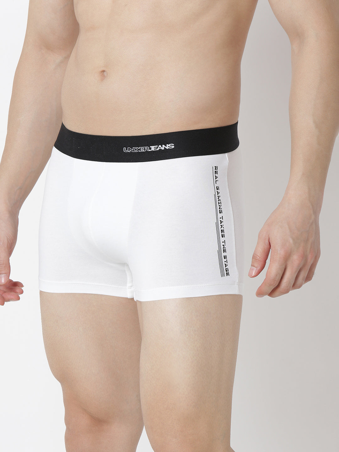 Underjeans By Spykar Men White Trunk