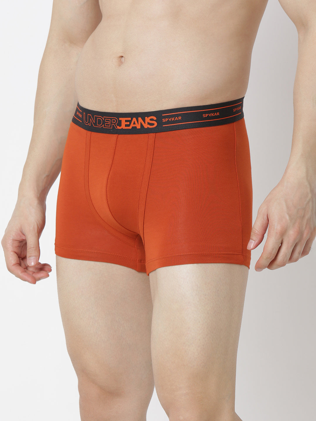 Underjeans By Spykar Men Orange Trunk