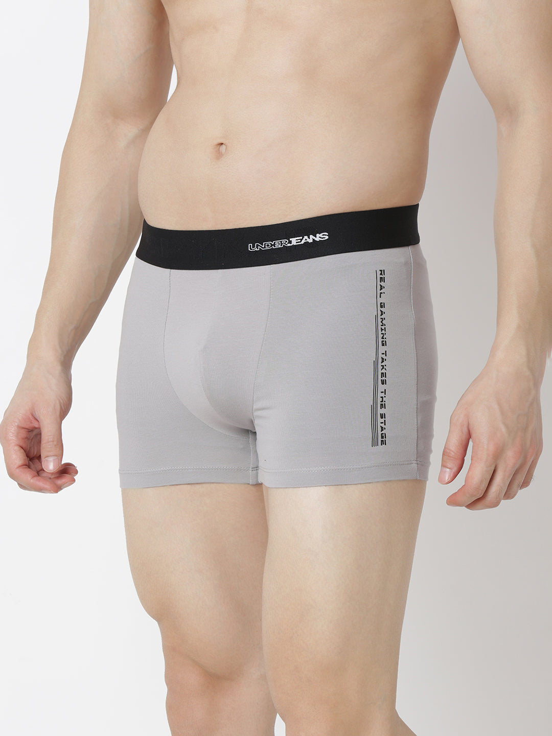 Underjeans By Spykar Men Grey Trunk
