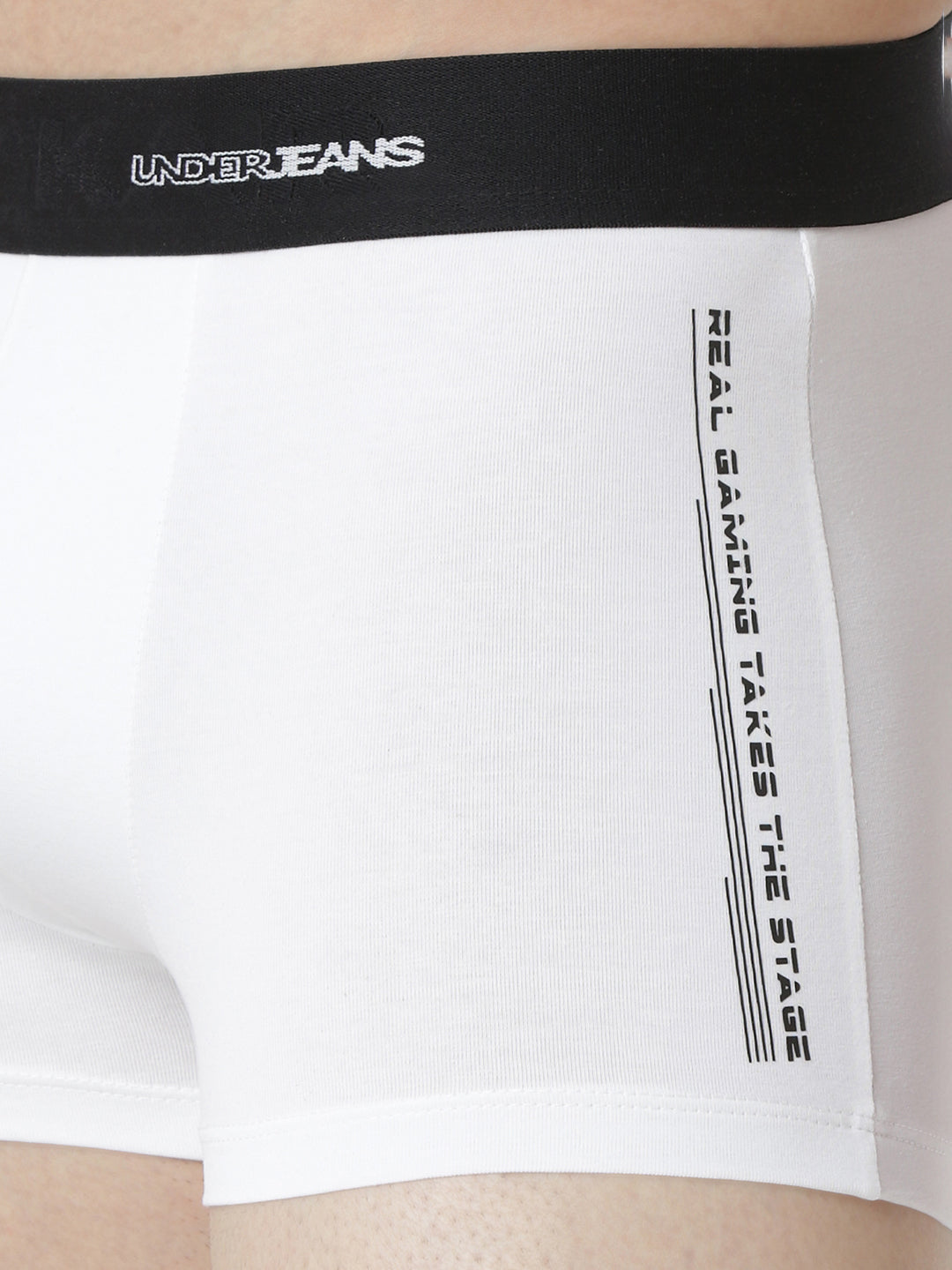 Underjeans By Spykar Men White Trunk