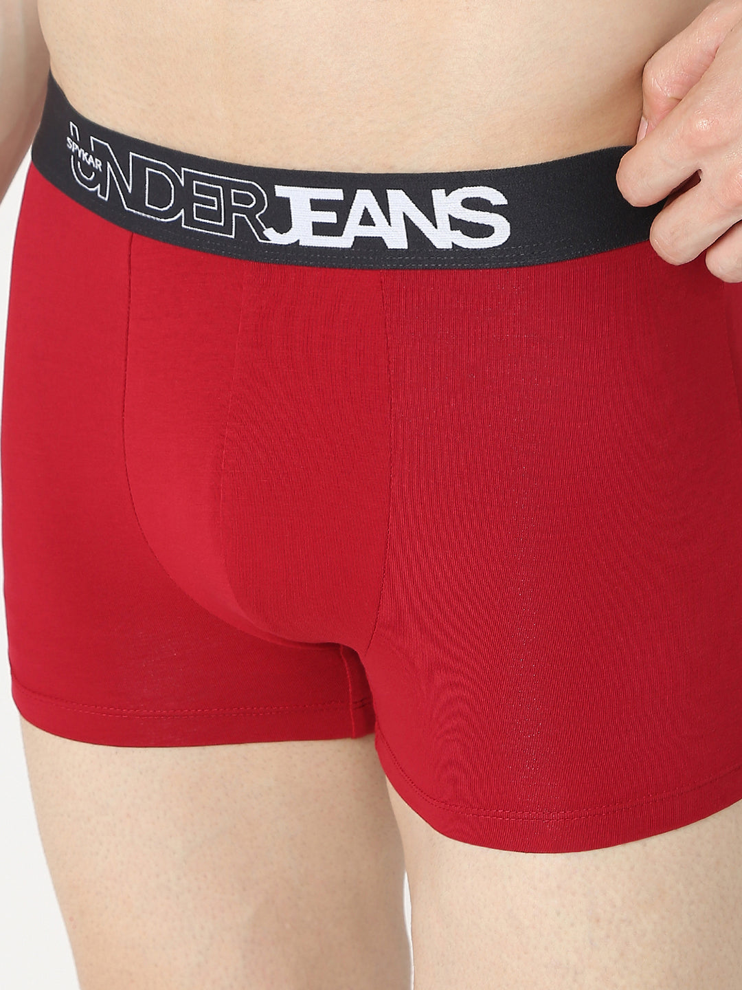 Underjeans By Spykar Maroon & Olive Trunk