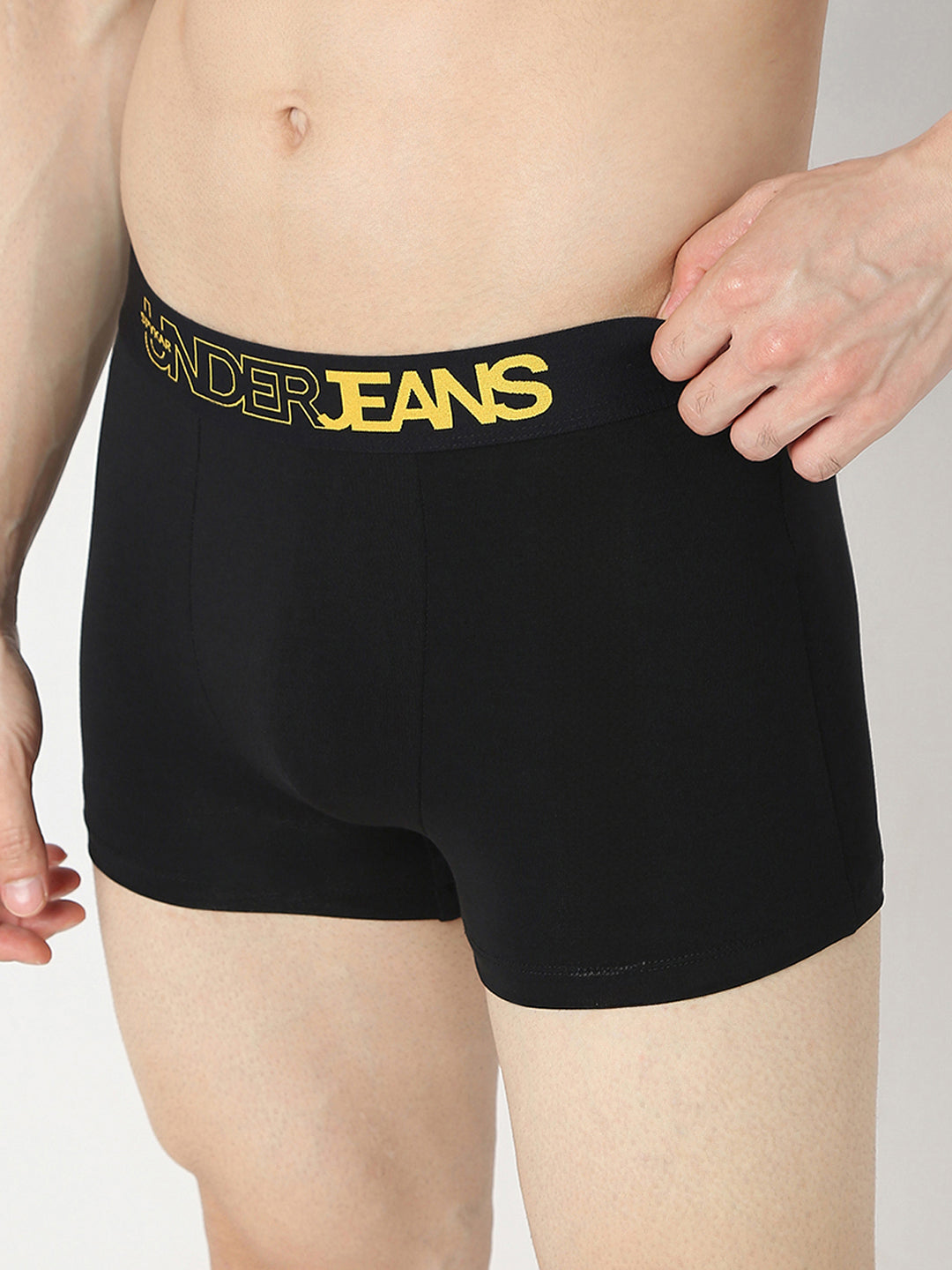 Underjeans By Spykar Purple & Black Trunk