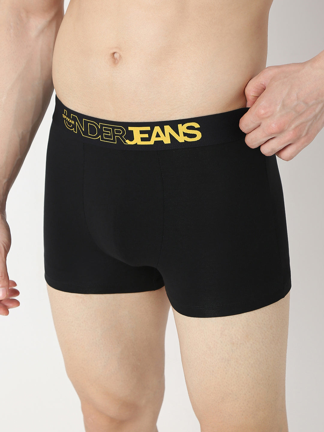 Underjeans By Spykar Men Olive & Black Trunk