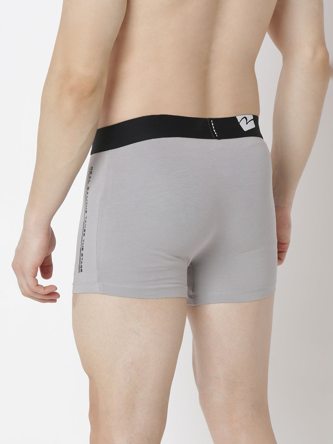 Underjeans By Spykar Men Grey Trunk