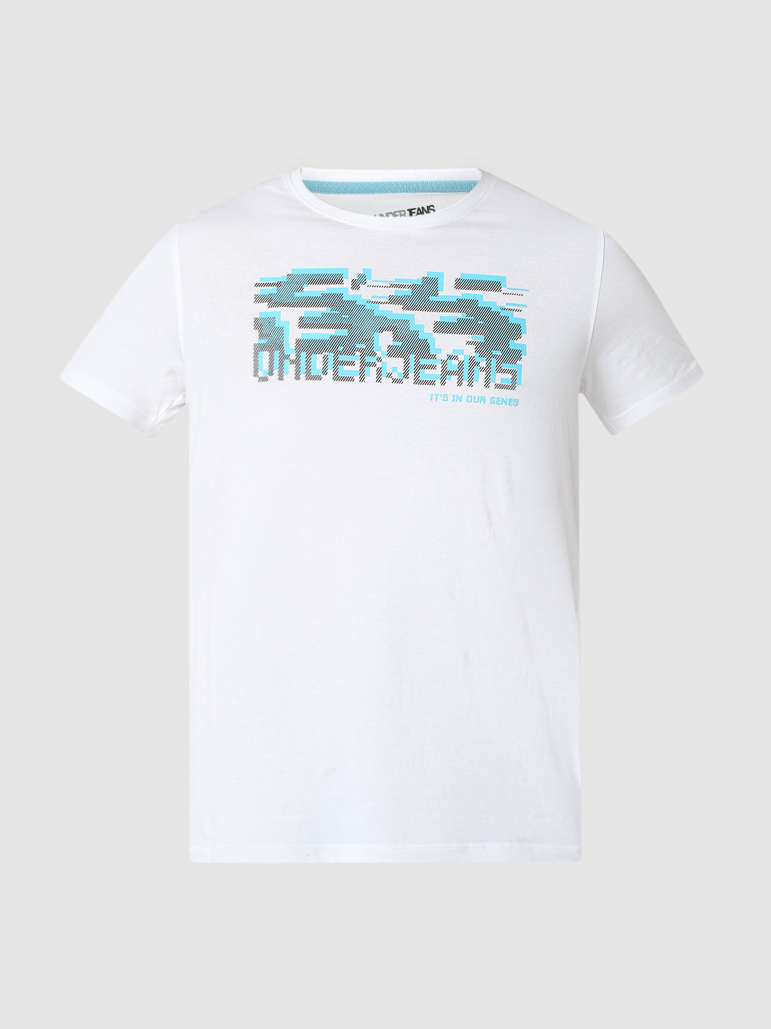 Underjeans By Spykar Men White T-Shirt