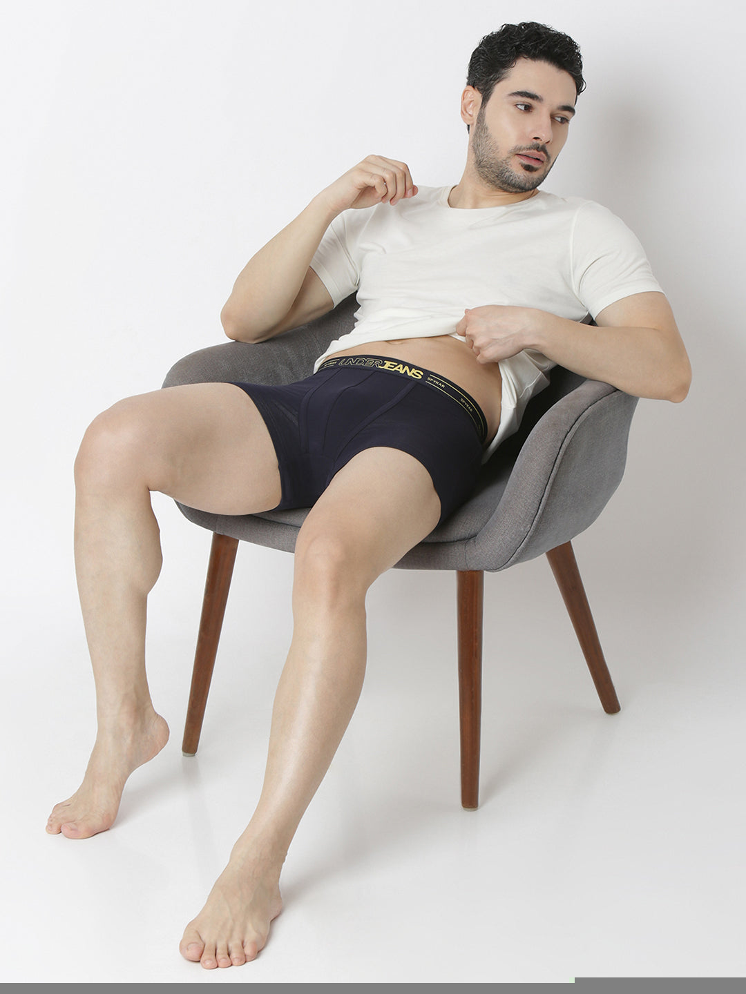 Underjeans By Spykar Men Navy Trunk
