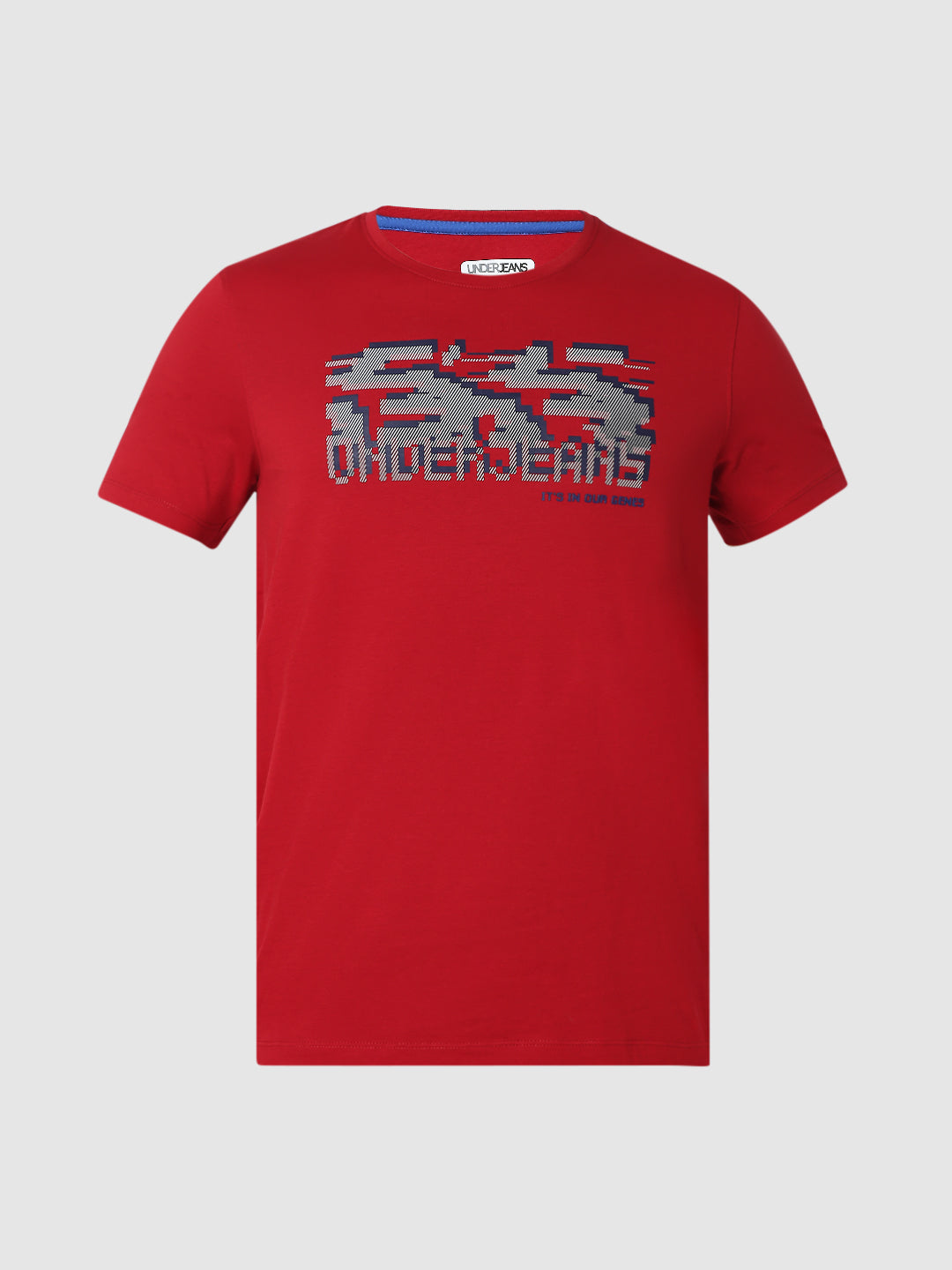 Underjeans By Spykar Men Deep Red T-Shirt