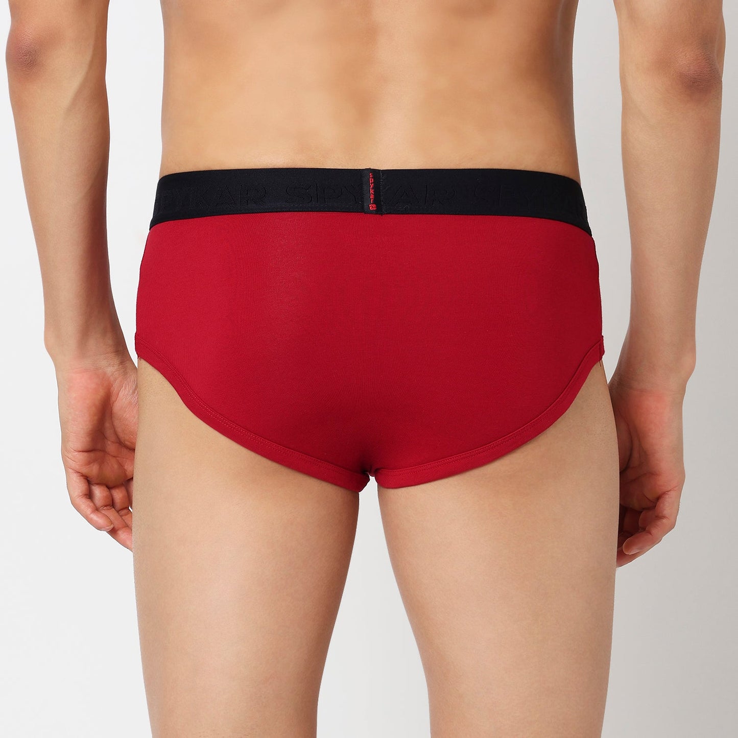 Underjeans Pack Of 2 Cotton Blend Solid Mid-Rise Briefs