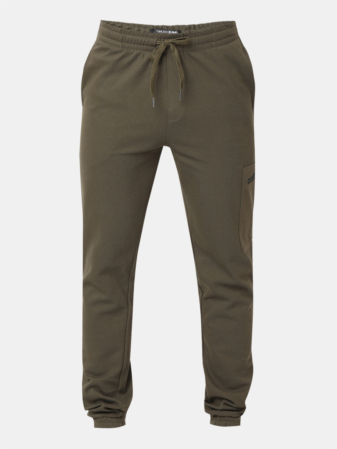 Underjeans By Spykar Men Olive Cargo Pant