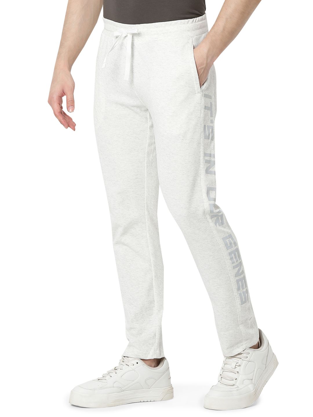 Underjeans by Spykar Ash Melange Lounge Pant