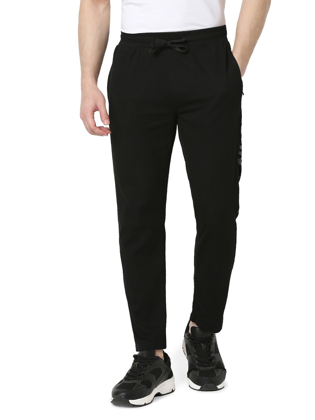 Underjeans by Spykar Black Lounge Pant