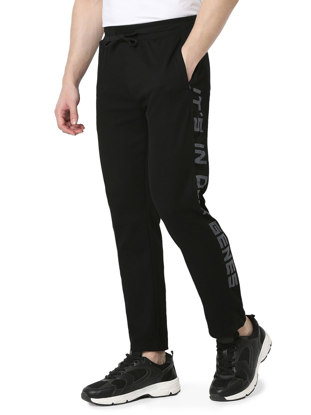 Underjeans by Spykar Black Lounge Pant