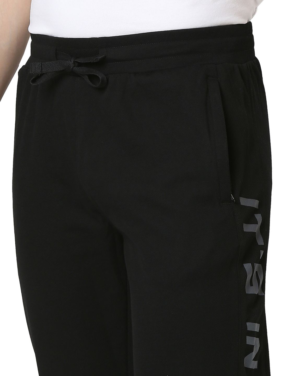 Underjeans by Spykar Black Lounge Pant