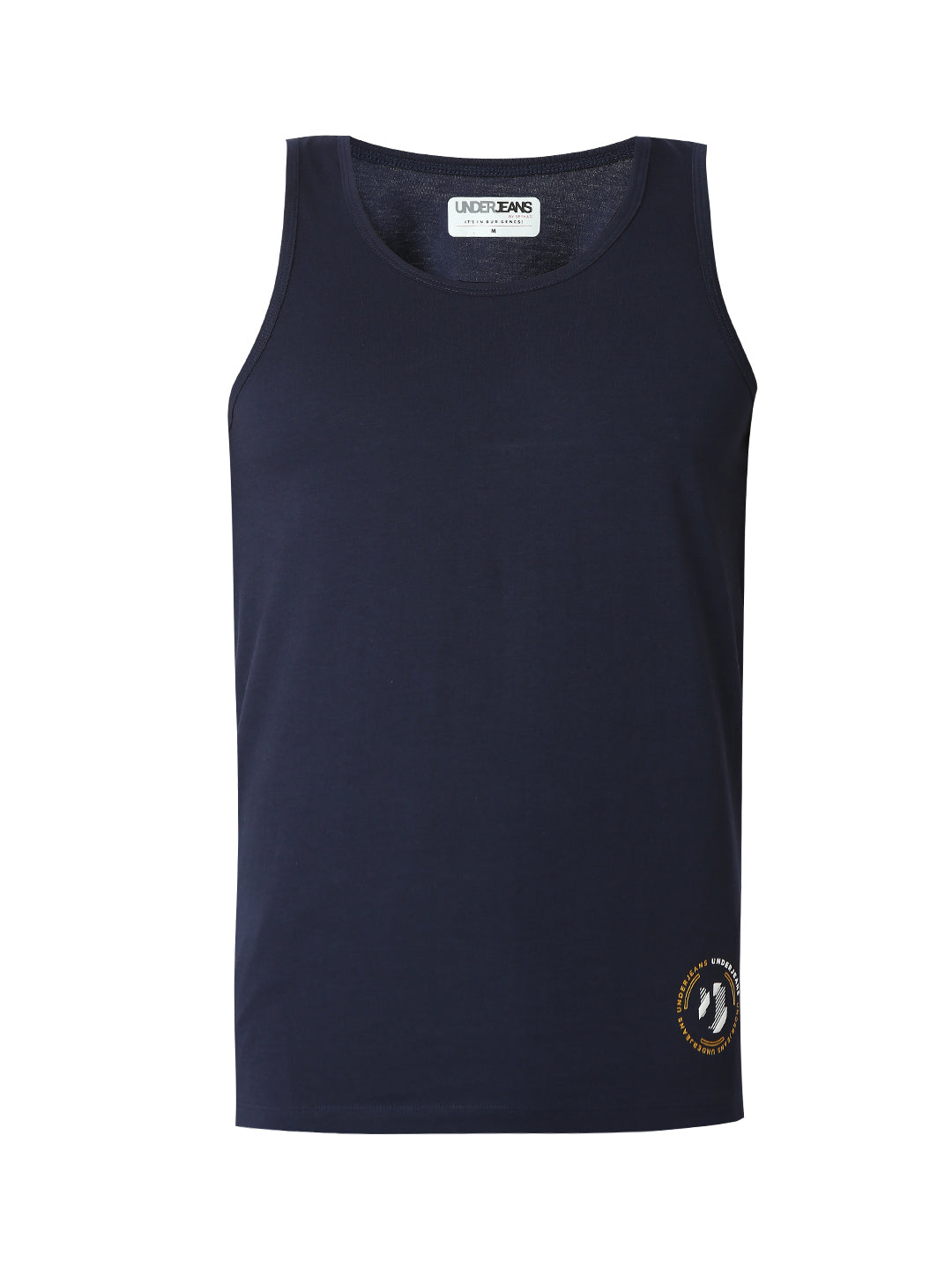 Underjeans By Spykar Men Navy Vest