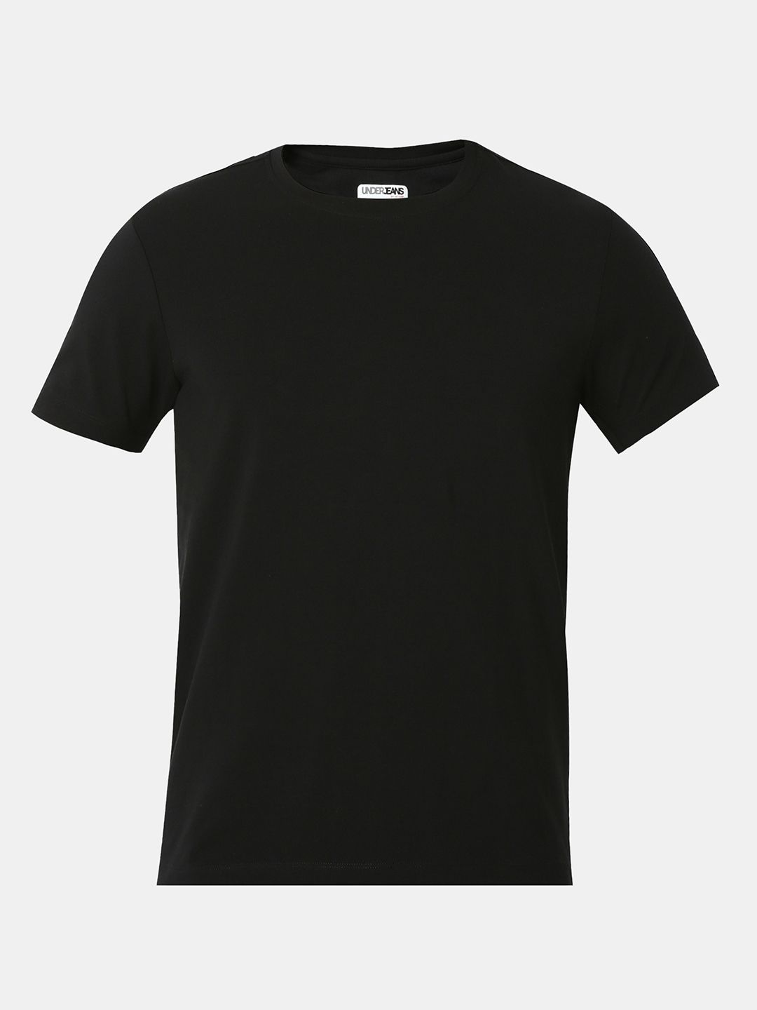 Underjeans by Spykar Black T-Shirt