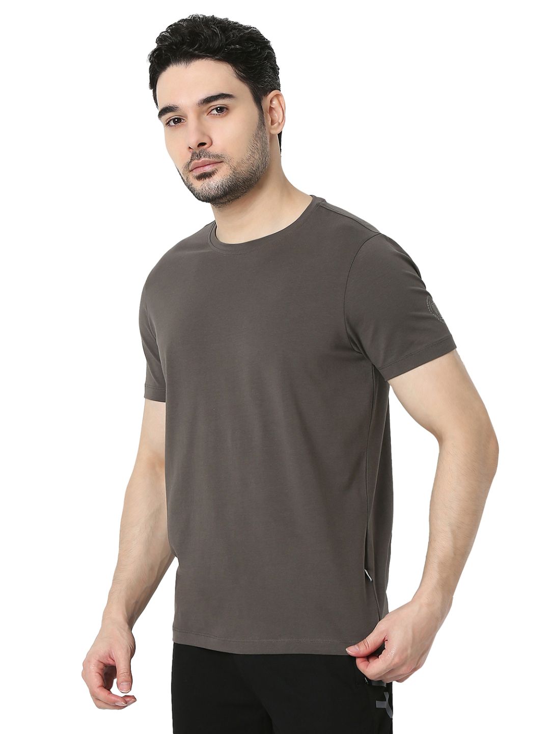 Underjeans by Spykar Grey T-Shirt