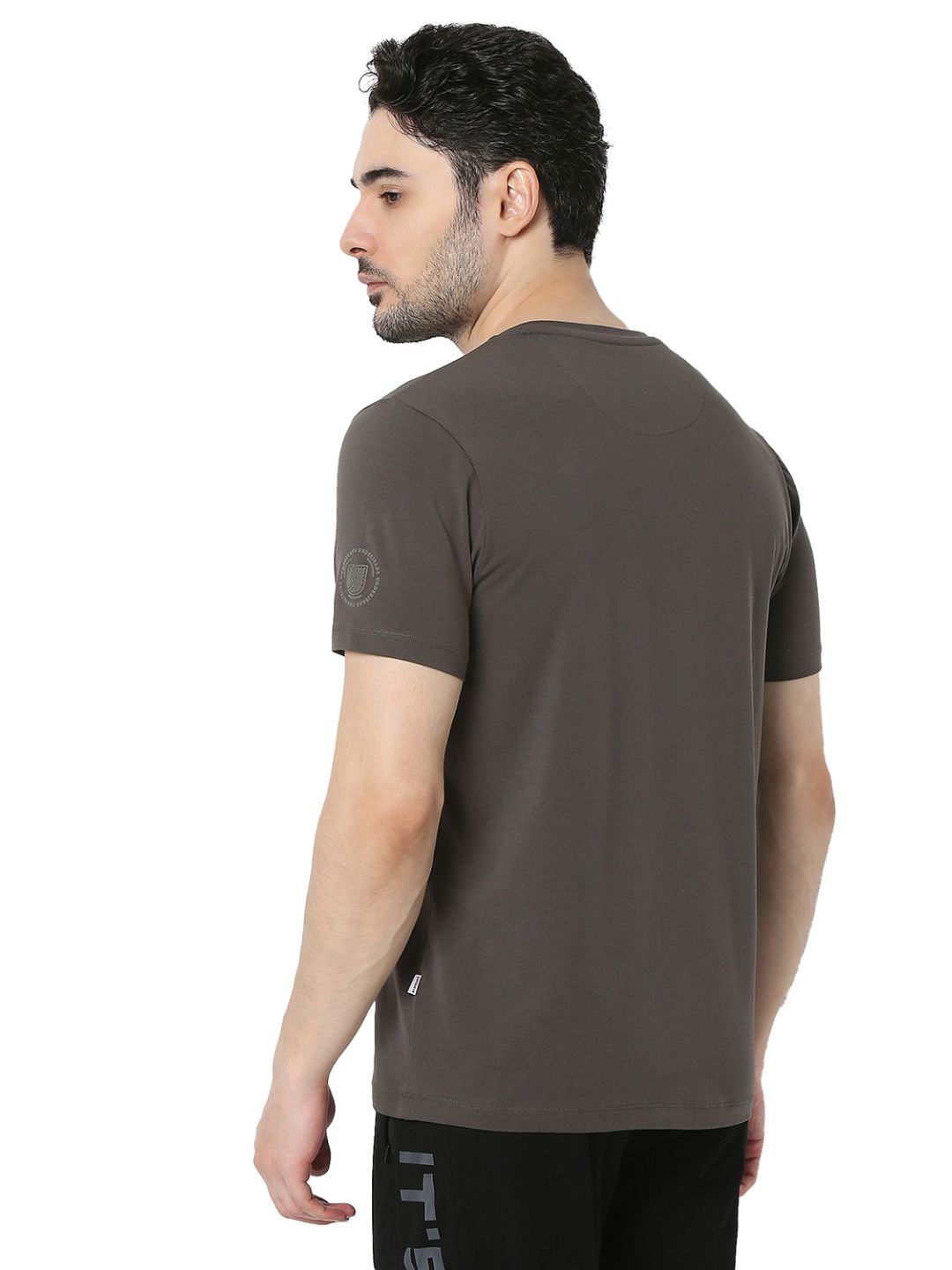 Underjeans by Spykar Grey T-Shirt