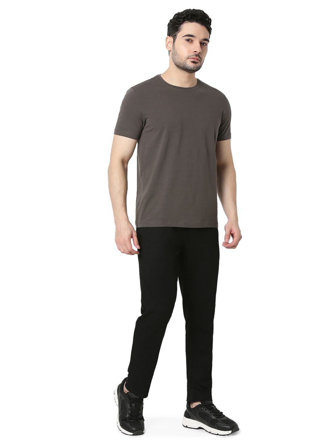 Underjeans by Spykar Grey T-Shirt