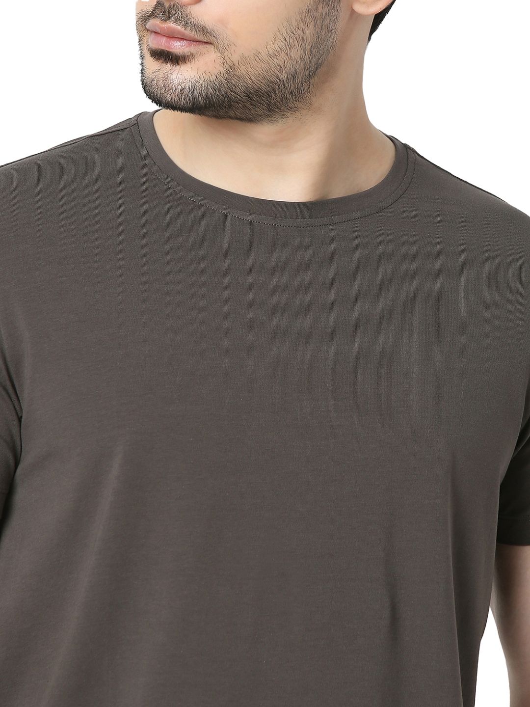 Underjeans by Spykar Grey T-Shirt