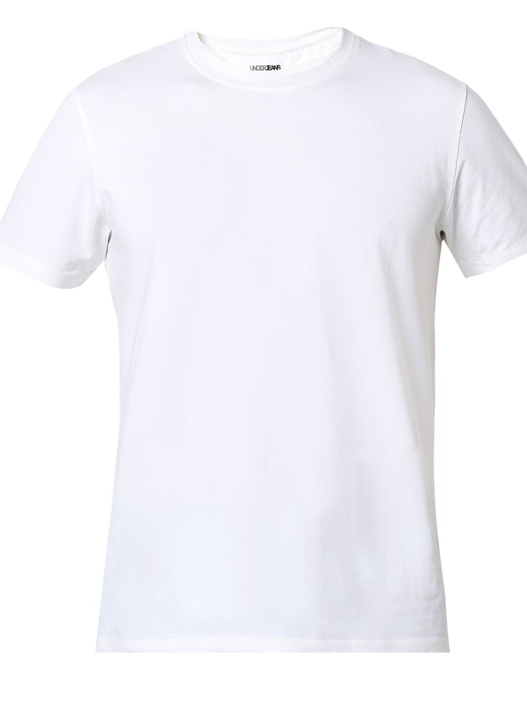 Underjeans by Spykar White T-Shirt