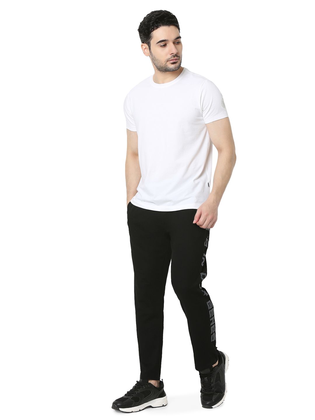 Underjeans by Spykar White T-Shirt