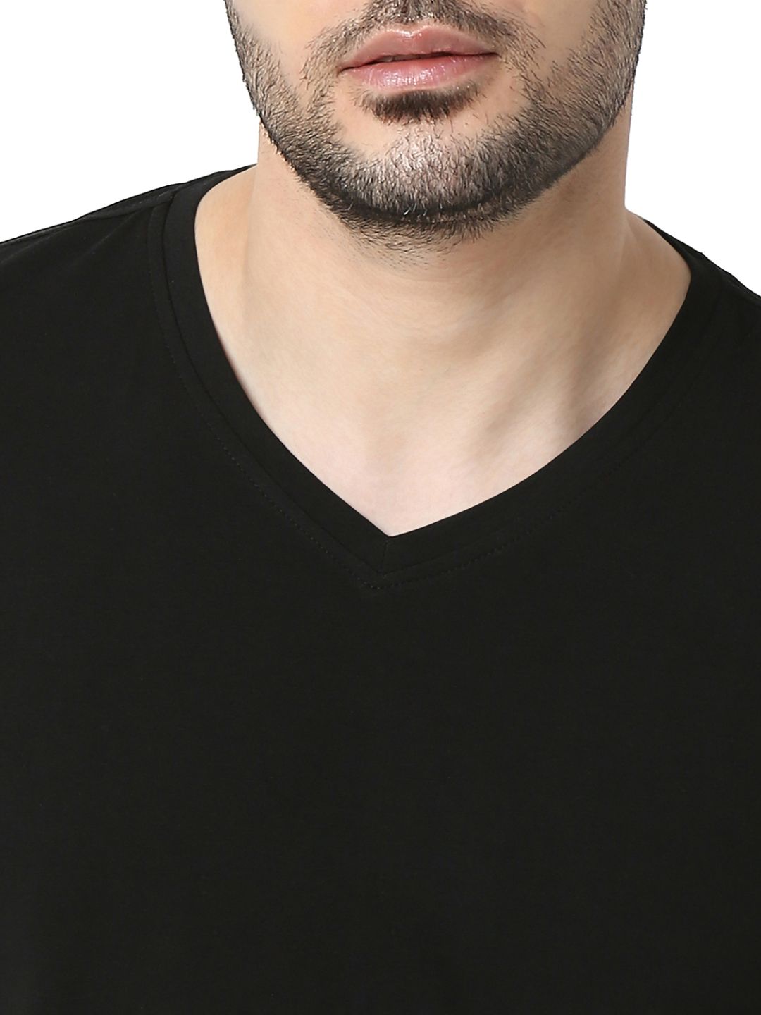 Underjeans by Spykar Black T-Shirt