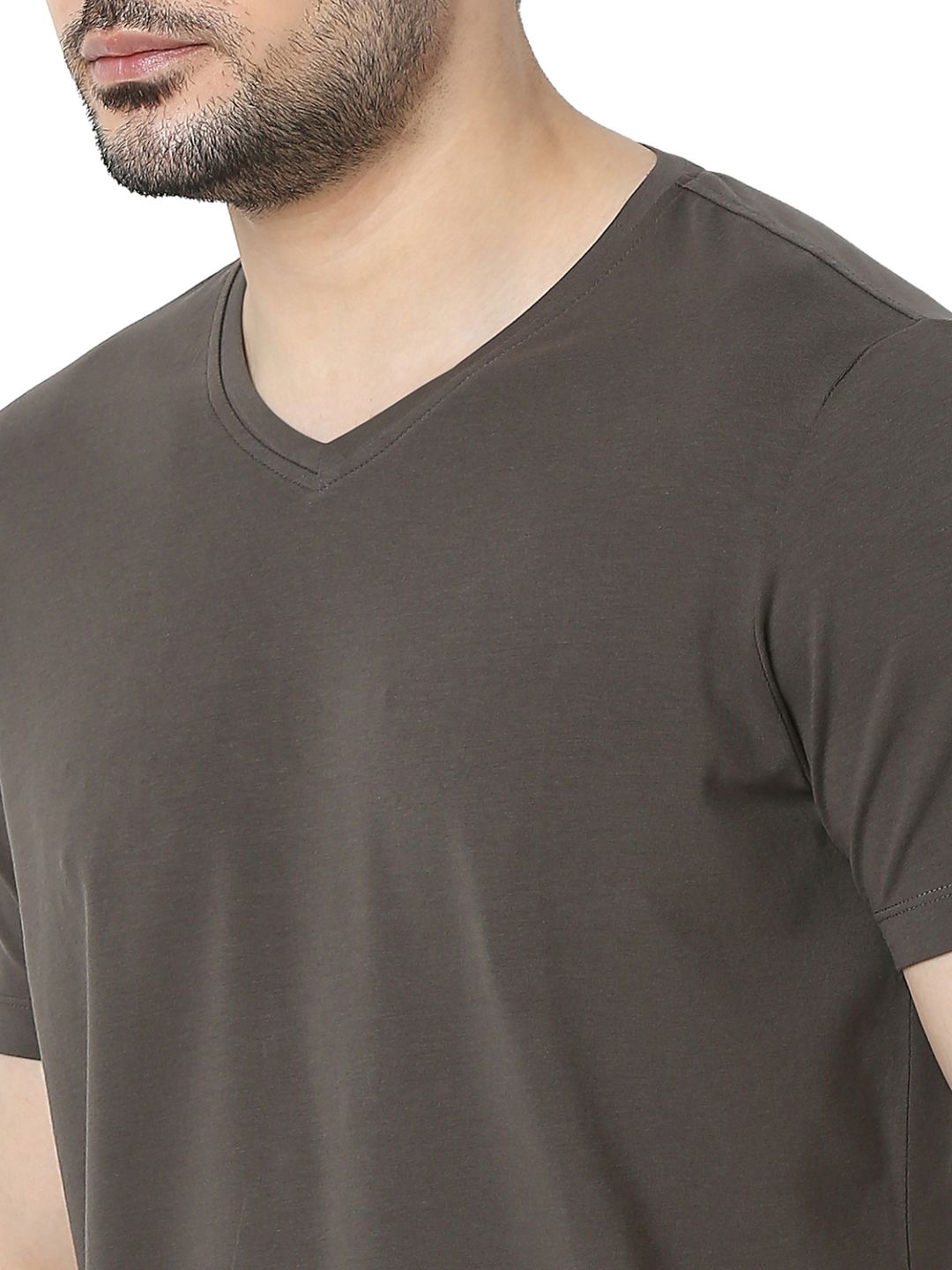 Underjeans by Spykar Grey T-Shirt