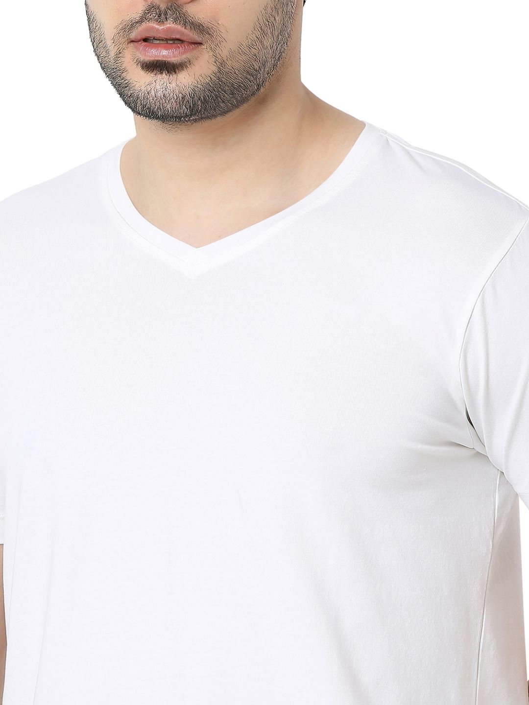 Underjeans by Spykar White T-Shirt