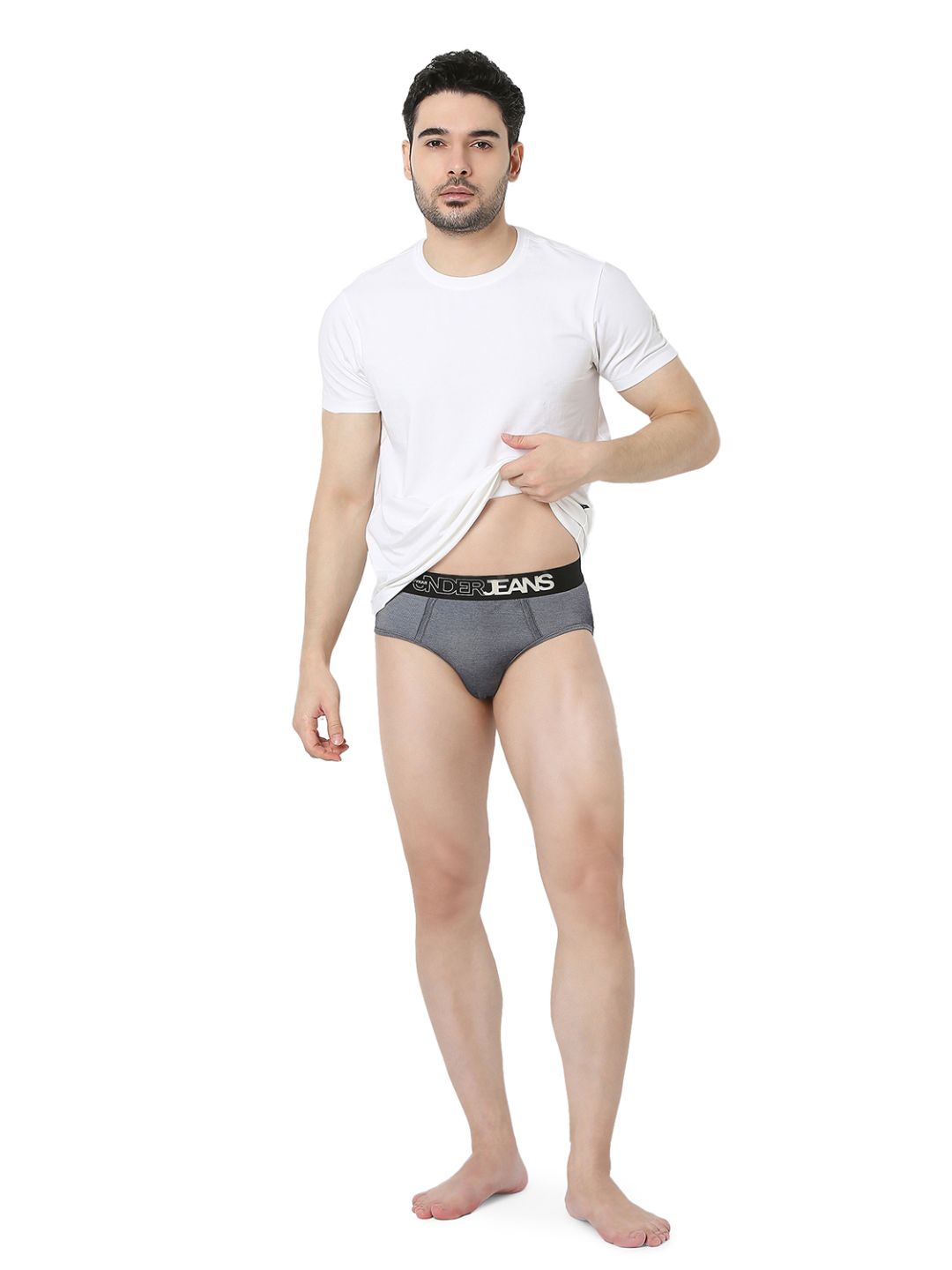 Underjeans by Spykar Dark Blue Premium Brief