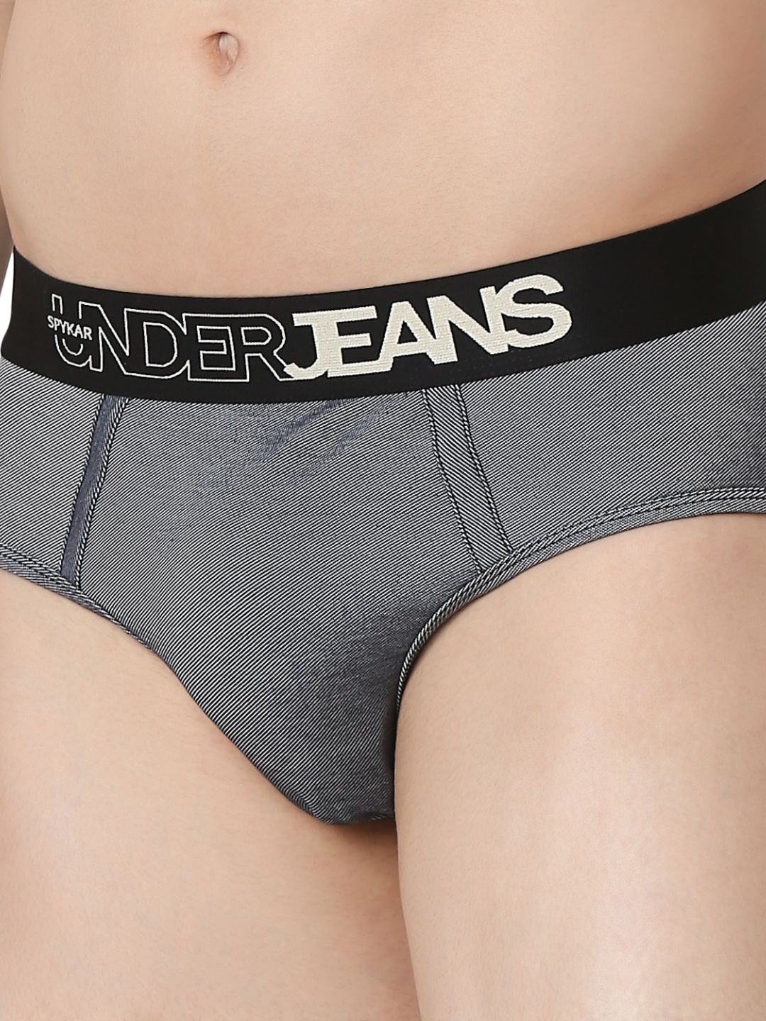 Underjeans by Spykar Dark Blue Premium Brief
