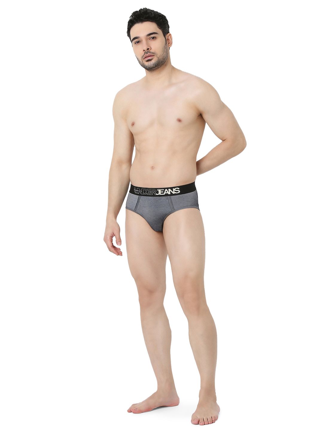 Underjeans by Spykar Dark Blue Premium Brief