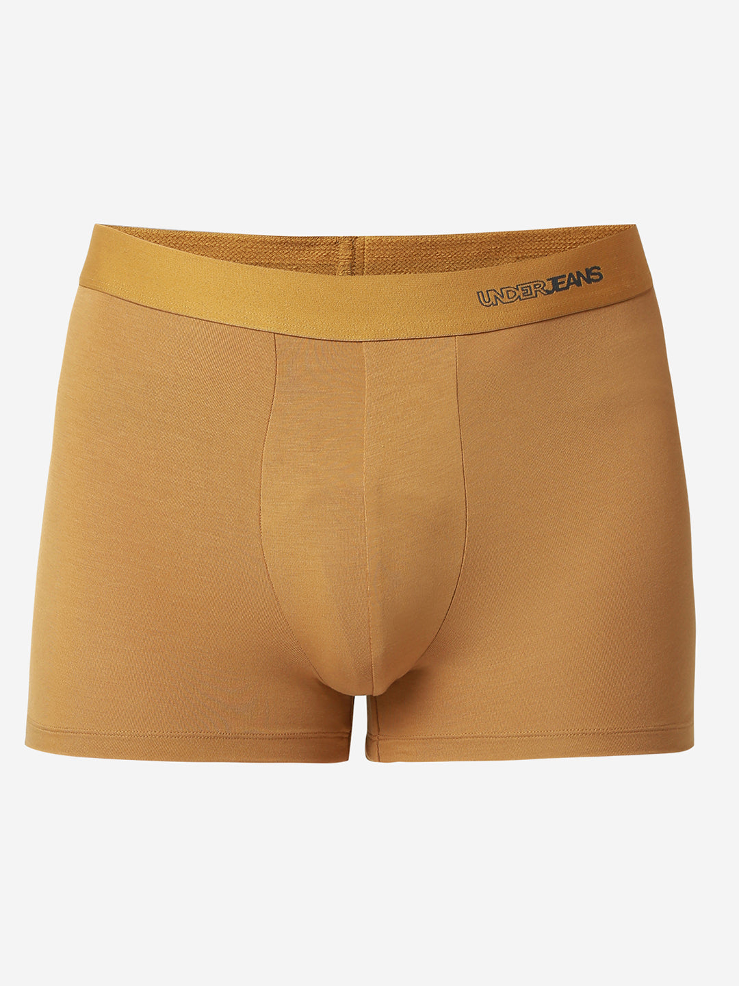 UnderJeans by Spykar Men Solid Khaki Trunk