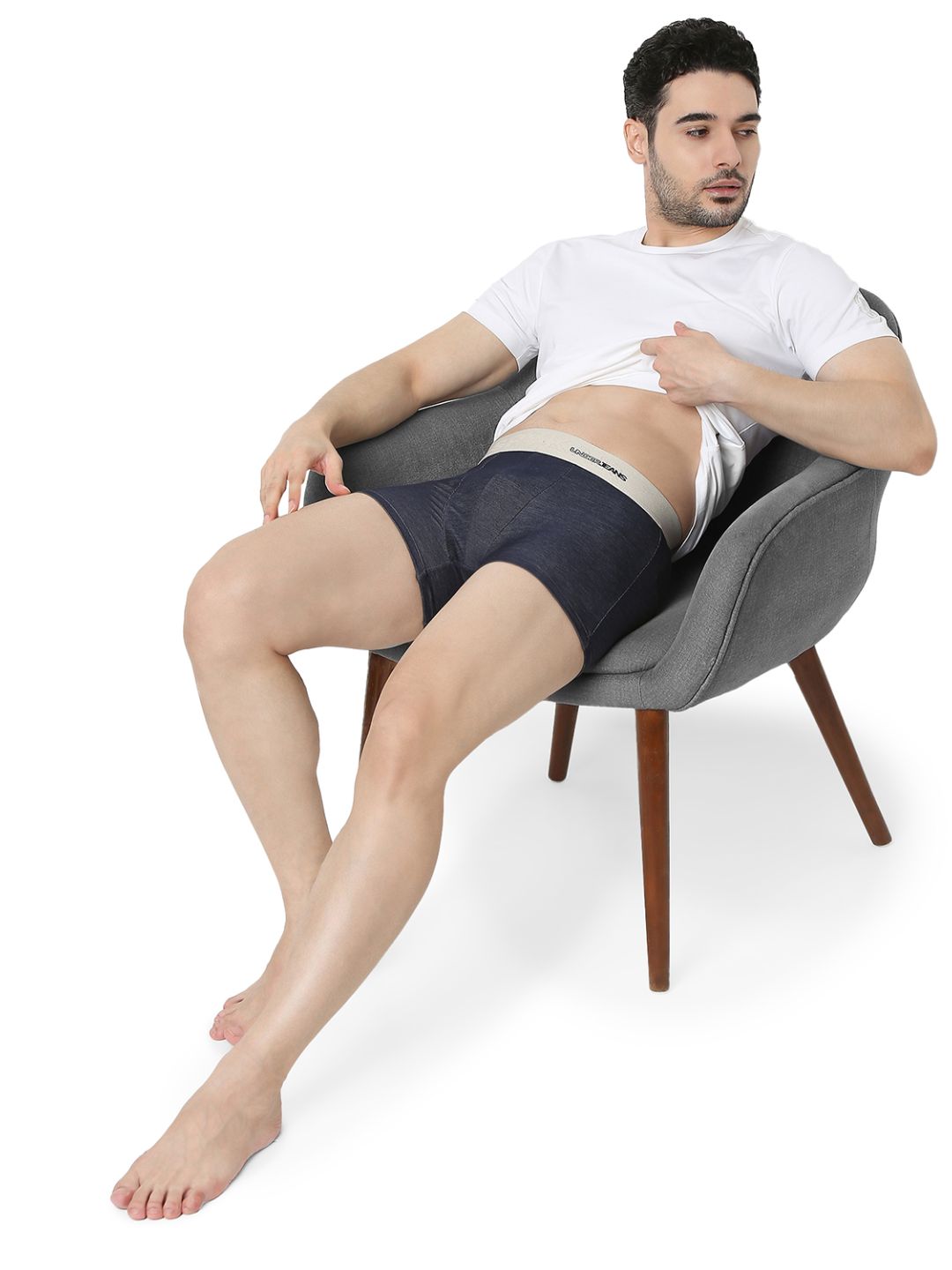 Underjeans by Spykar Dark Blue Premium Trunk
