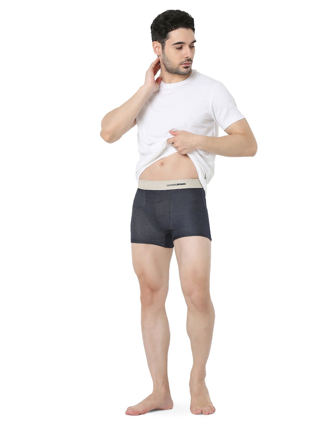 Underjeans by Spykar Dark Blue Premium Trunk