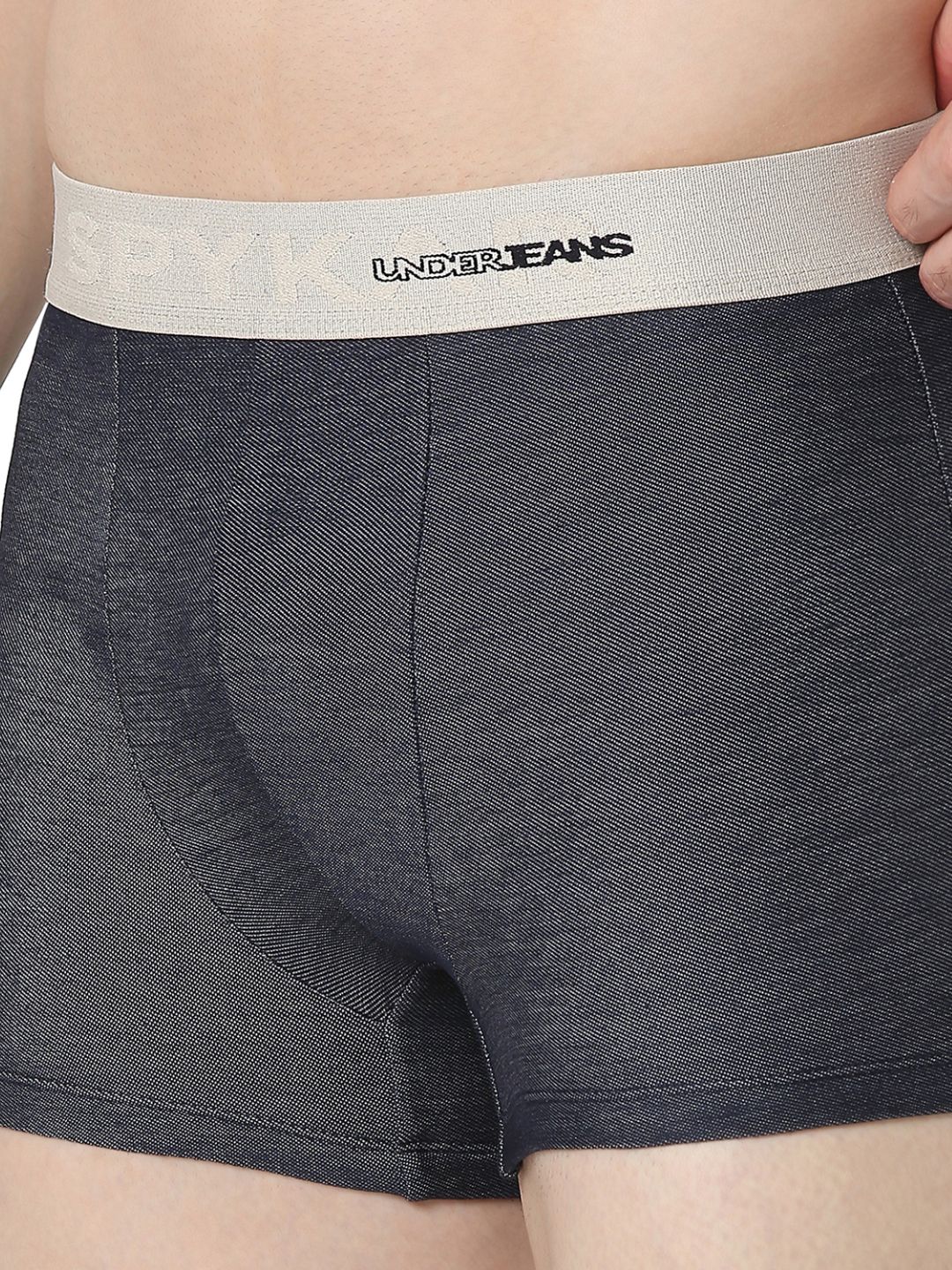 Underjeans by Spykar Dark Blue Premium Trunk