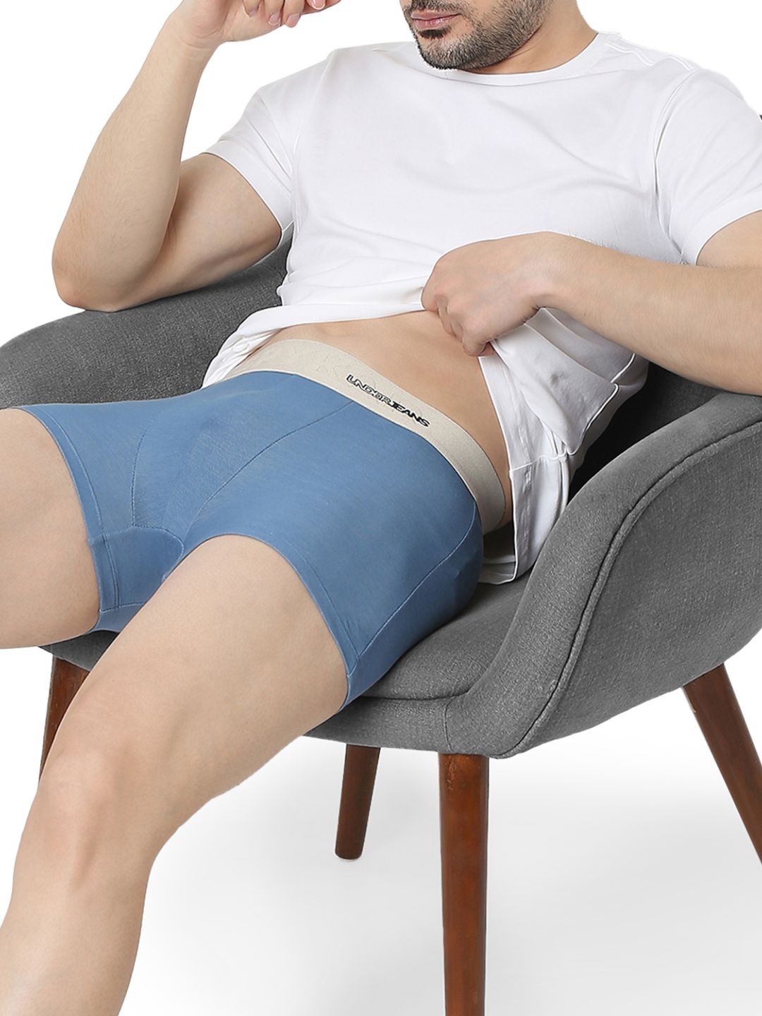 Underjeans by Spykar MD Blue Premium Trunk