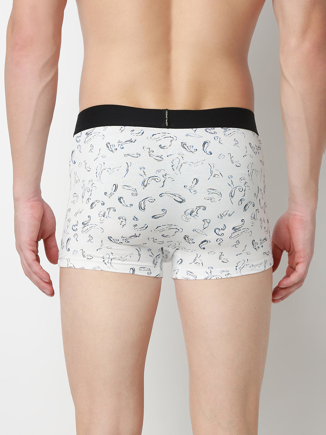 UnderJeans by Spykar Men Printed White Trunk