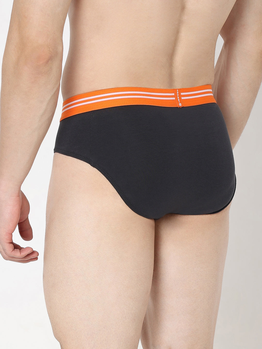 Underjeans by Spykar Men Premium Dark Grey Brief