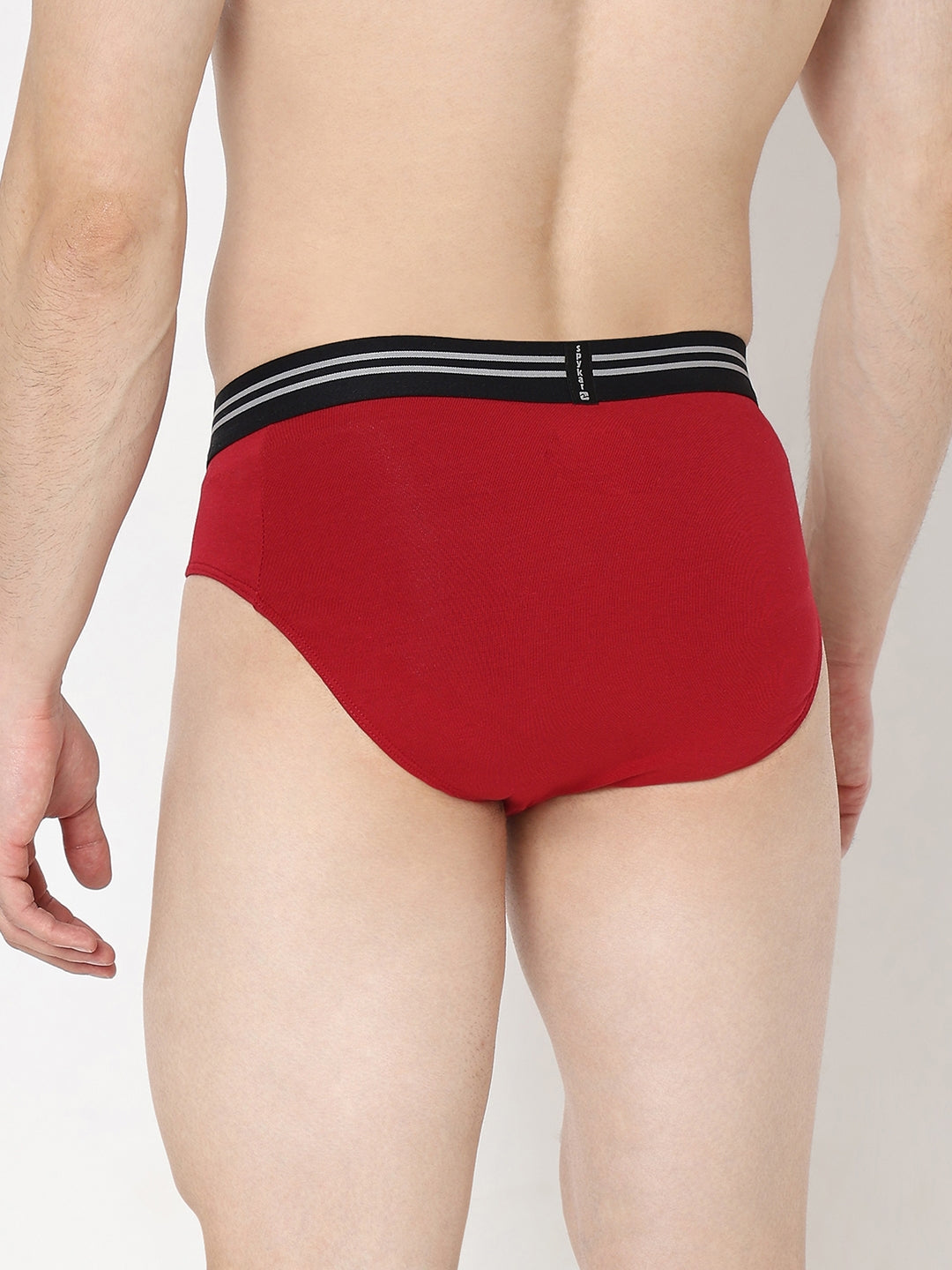 Underjeans by Spykar Men Premium Maroon Brief