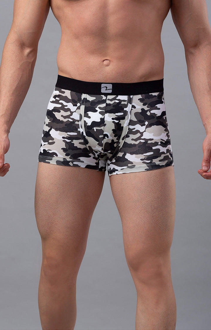 Men Premium Cotton Blend Trunk Pack of 1- UnderJeans by Spykar