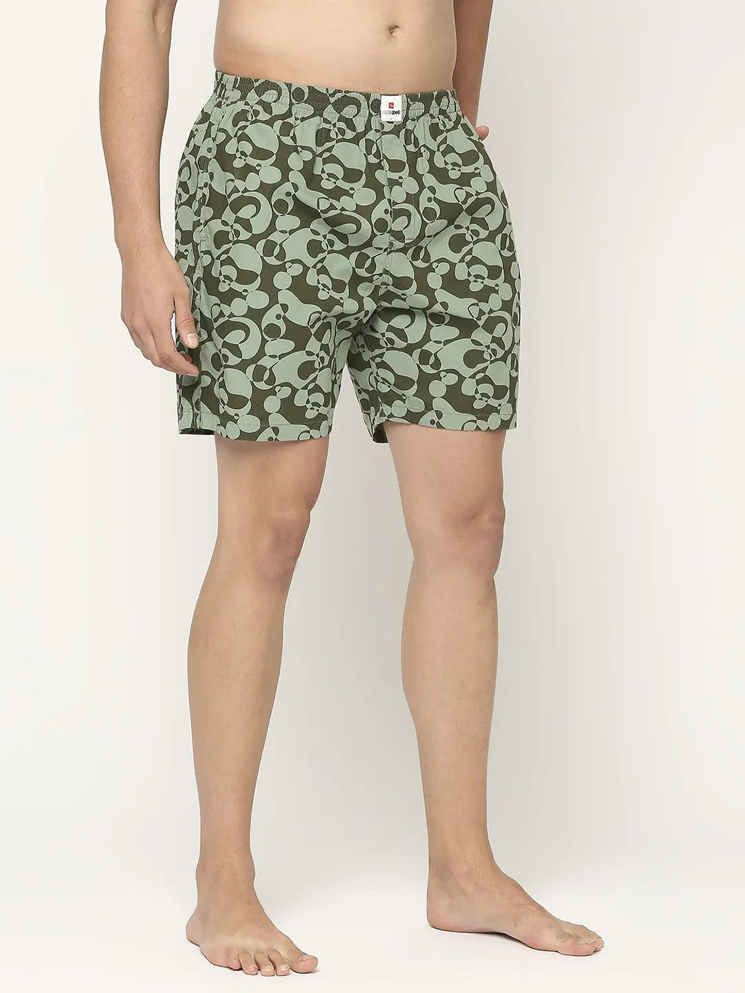 Underjeans By Spykar Men Premium Printed Cotton Boxer
