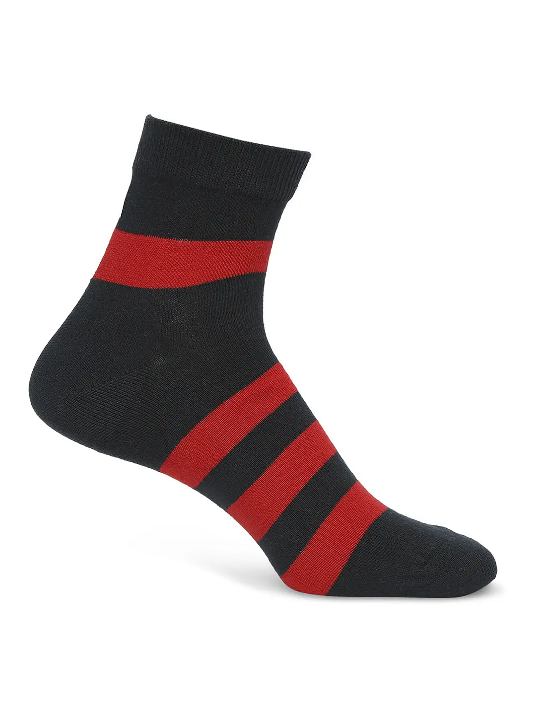 Men Premium Grey Melange & Navy Ankle Length Socks - Pack Of 2- Underjeans by Spykar
