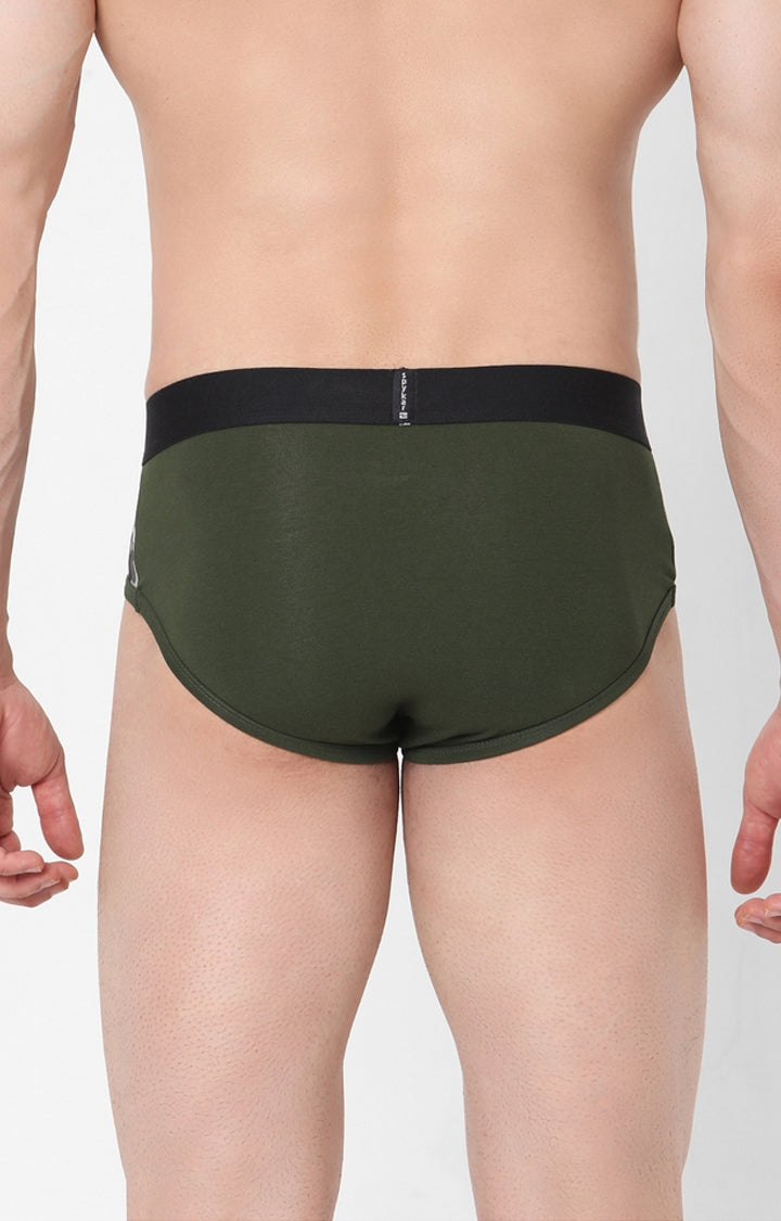 Men Premium Cotton Blend Brief (Pack of 1)- UnderJeans by Spykar