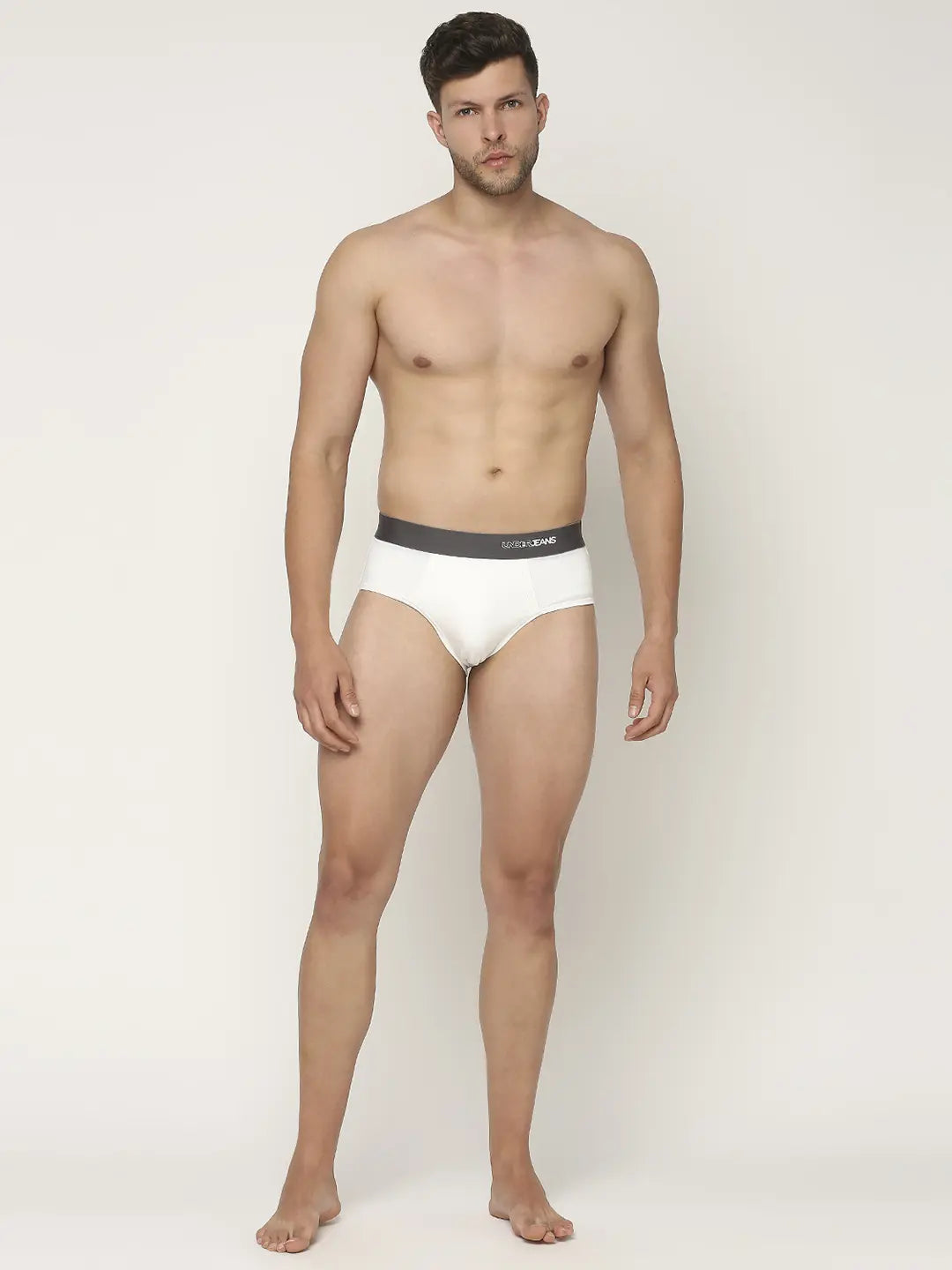Men Premium Assorted Cotton Blend Printed Brief - Pack Of 3- Underjeans by Spykar