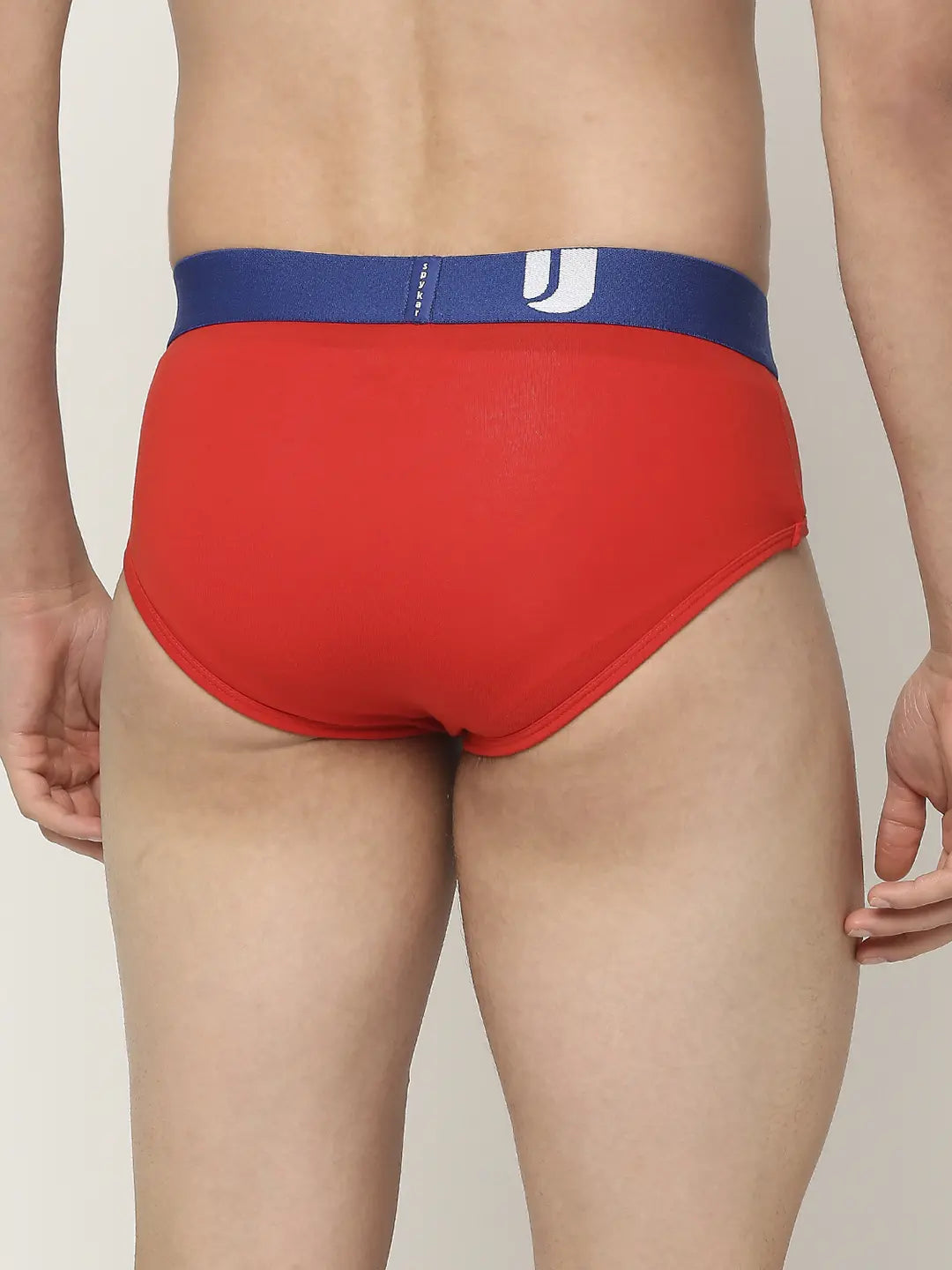 Men Premium Assorted Cotton Blend Printed Brief - Pack Of 3- Underjeans by Spykar