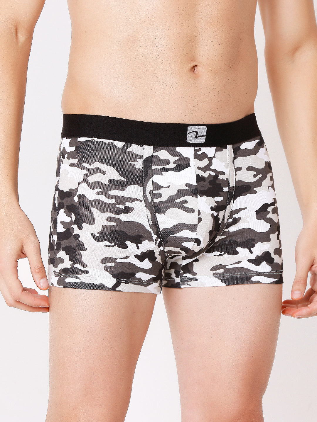 Men Premium Cotton Blend Camo 1 Trunk - (Pack of 2)- UnderJeans by Spykar
